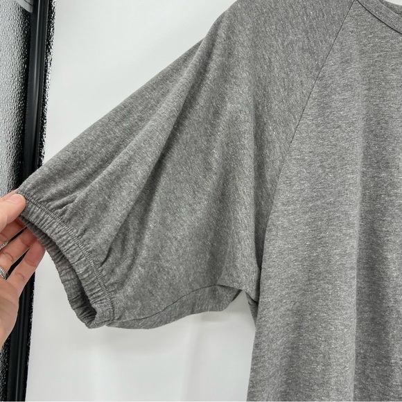Bundle of 2 J. CREW Size Medium Tops Green Long Sleeve T-Shirt Gray 3/4 Sleeve - Picture 3 of 9